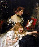 James Jebusa Shannon Mother and Child oil painting reproduction